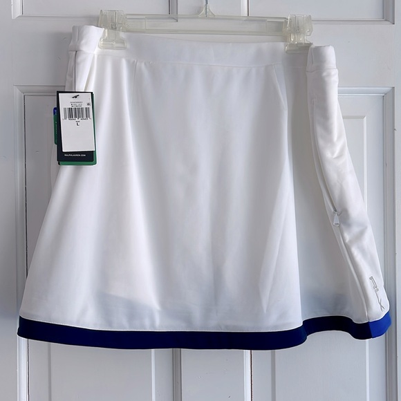 RLX Ralph Lauren Faux Wrap Stretch Golf Skort Tennis Pickleball w/ Pockets NWT L - Picture 5 of 6